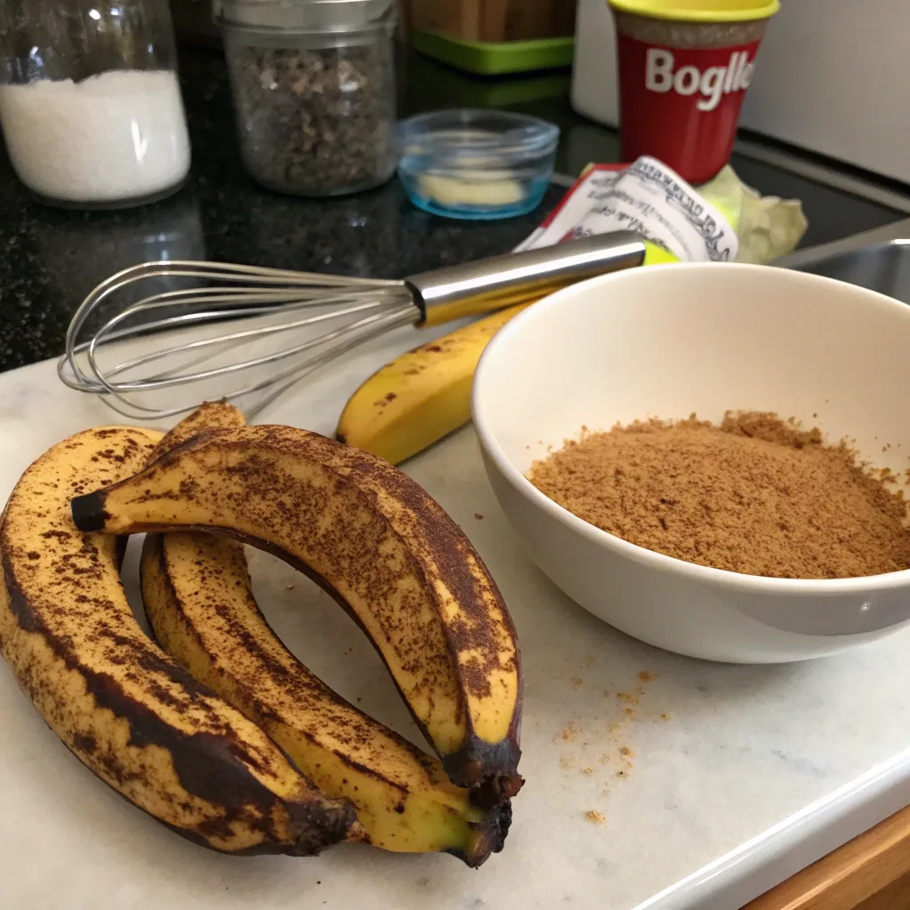 Brown Sugar Banana Bread – The Ultimate Moist & Flavorful Loaf Guide 6 Ripe bananas and brown sugar for baking banana bread