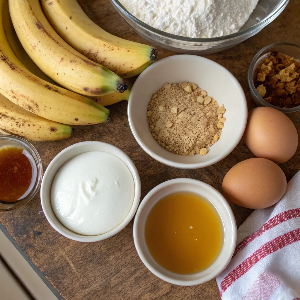 Healthy Yogurt Banana Bread – The Ultimate Moist and Guilt-Free Recipe Guide 7 Ingredients for healthy yogurt banana bread