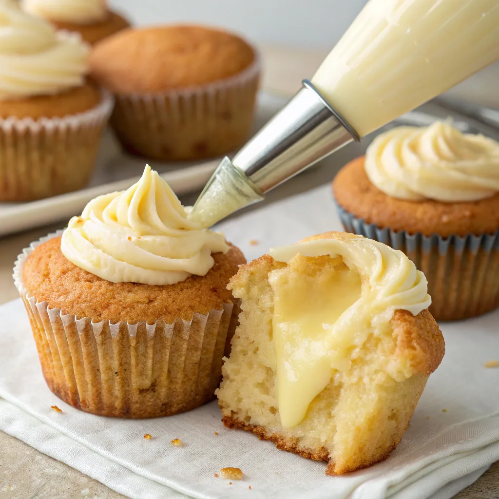 Banana Pudding Cupcakes: The Ultimate Moist Dessert You’ll Love Baking 8 Filling banana cupcakes with vanilla pudding