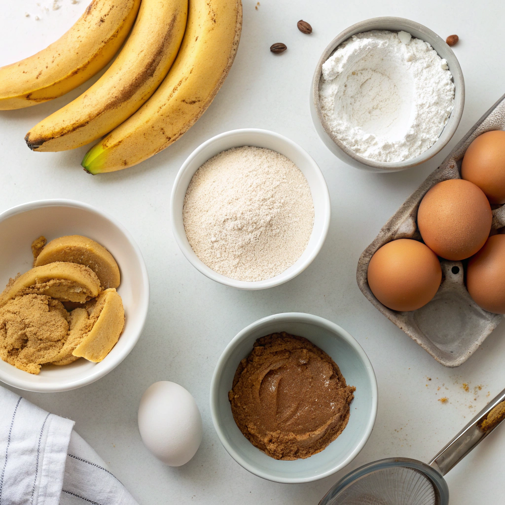 Brown Butter Banana Muffins – The Ultimate Moist and Flavor-Packed Recipe You’ll Crave Again 7 brown butter banana muffins stacked on plate