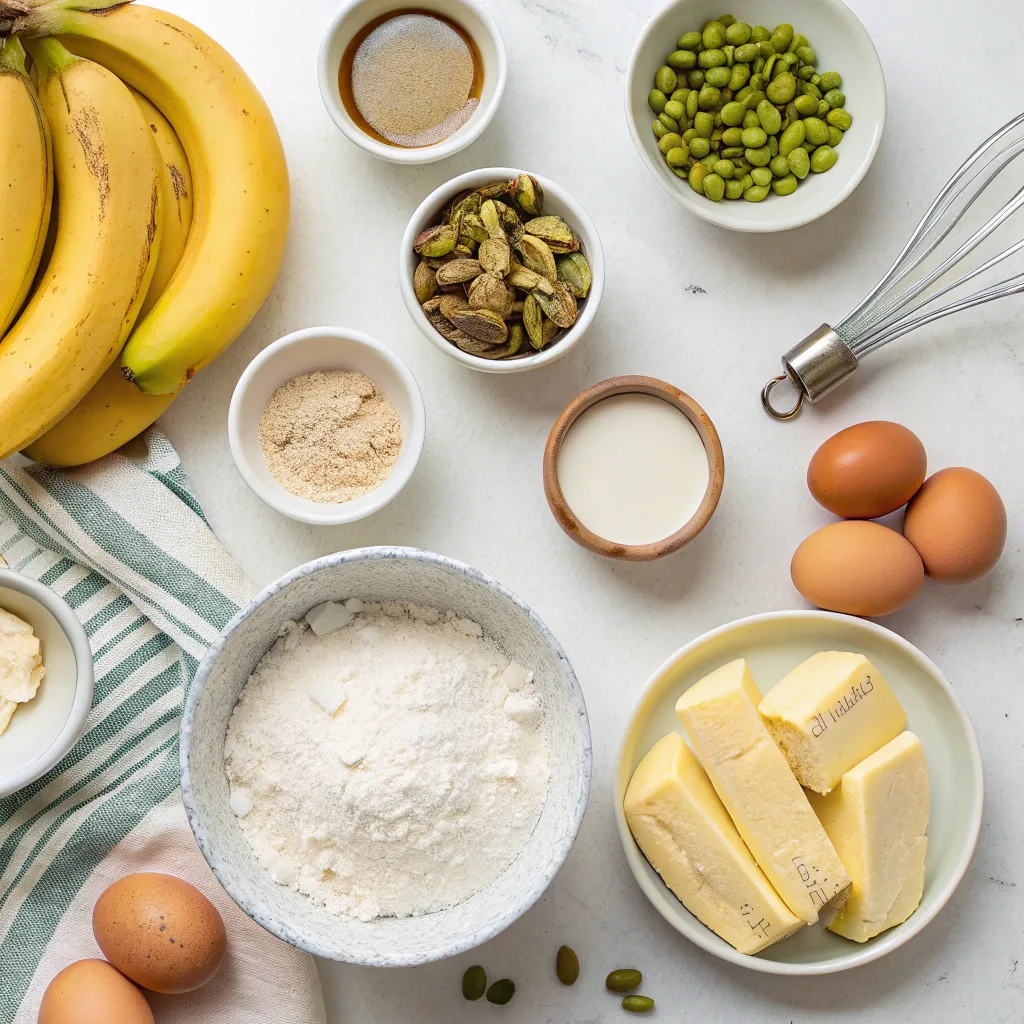 Pistachio Butter Banana Pound Cake – Moist, Nutty & Totally Irresistible 6 Ingredients for Pistachio Butter Banana Pound Cake
