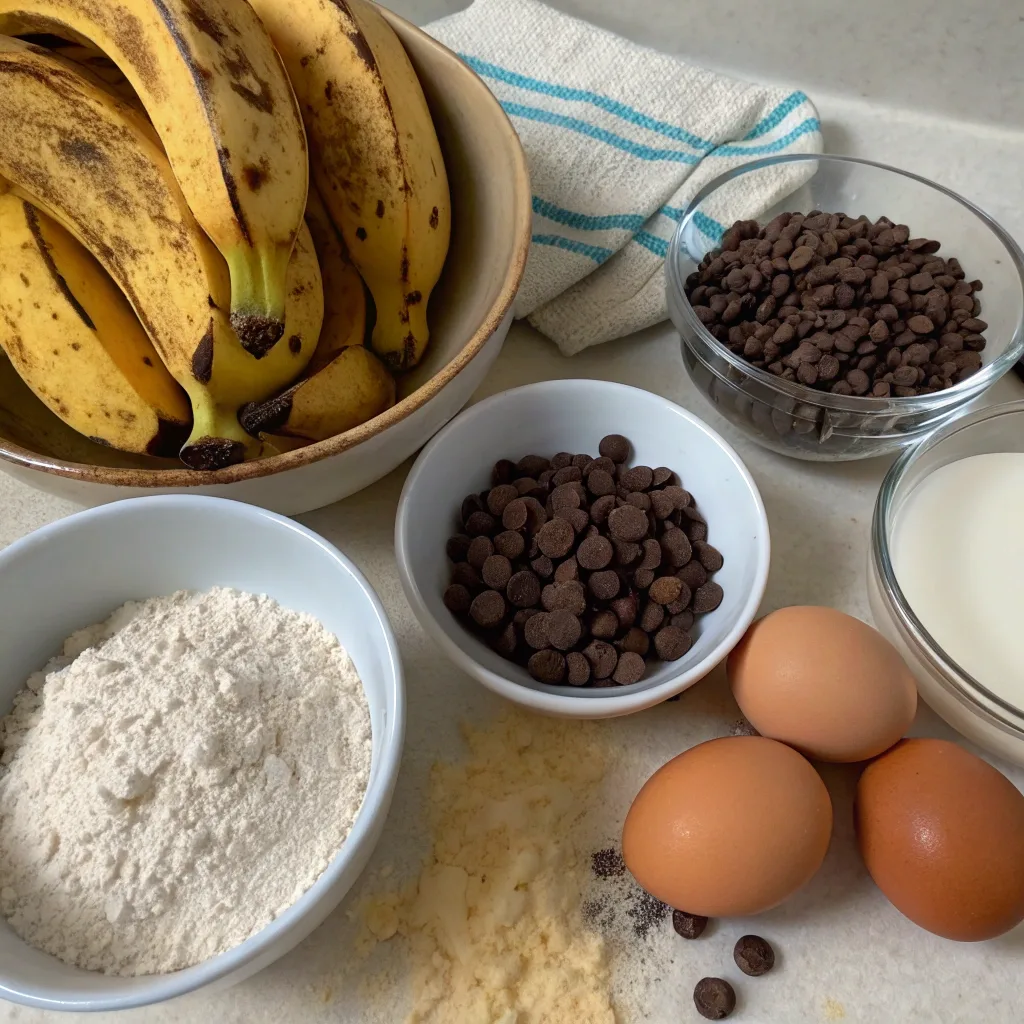 Chocolate Chip Banana Bread Muffins – The Ultimate Moist & Easy Recipe Guide 7 Ingredients for chocolate chip banana bread muffins
