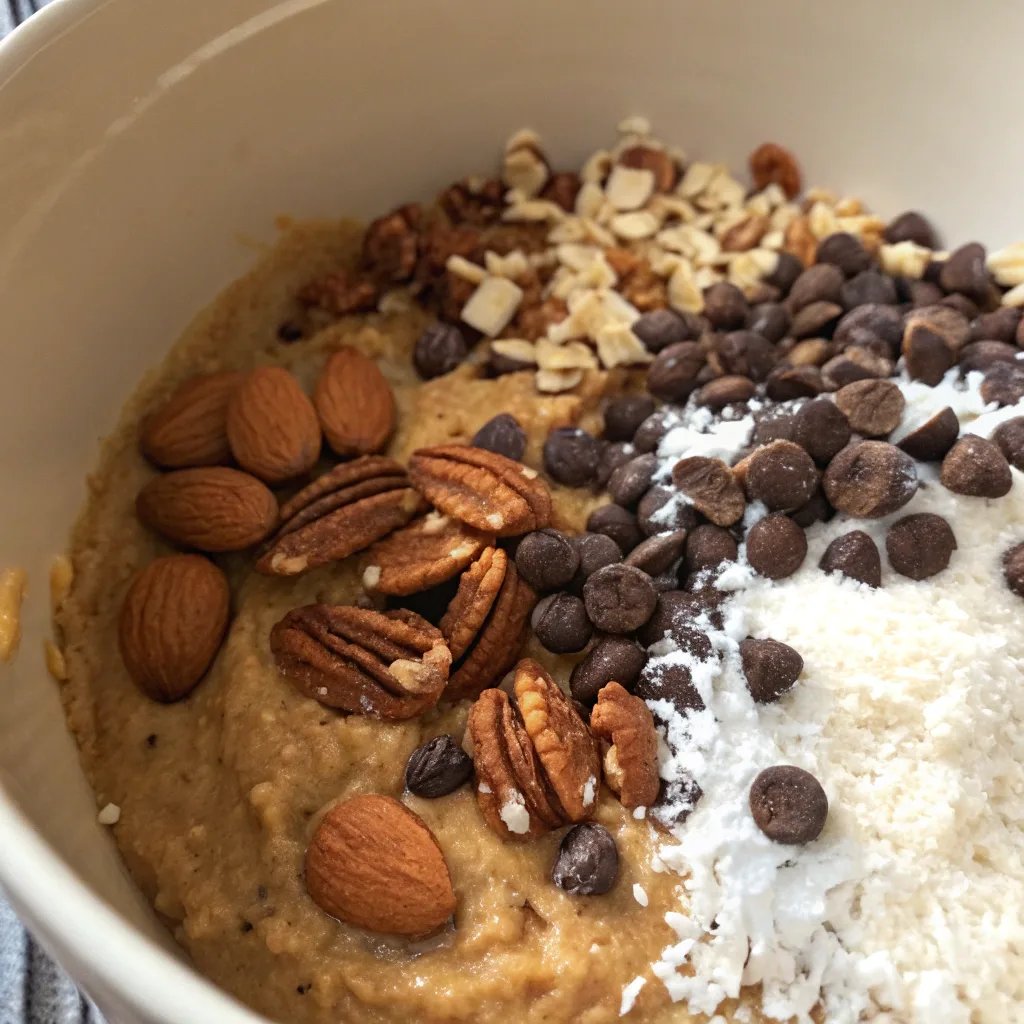 One Bowl Chocolate Chip Banana Bread – The Ultimate Moist & Easy Recipe Guide 8 Banana bread batter with chocolate chips and mix-ins