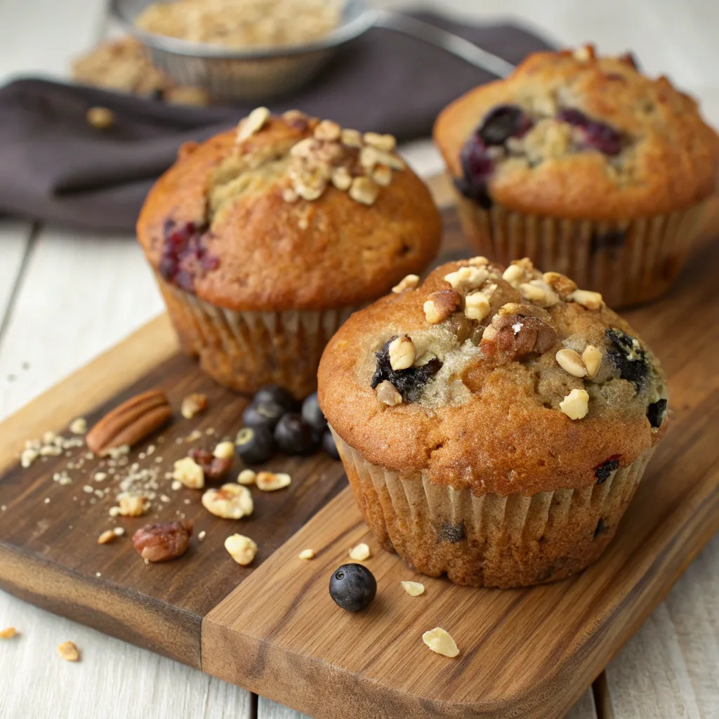 Health Banana Blueberry Muffins – The Best Moist & Healthy Treat You’ll Love Baking 8 Custom health banana blueberry muffins with nuts