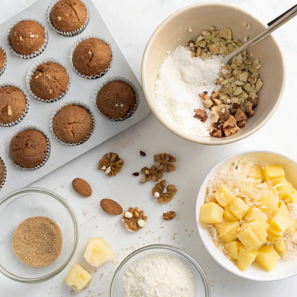 Pineapple Banana Muffins – The Ultimate Tropical Treat You Need to Try 8 Ingredients for tropical banana muffins