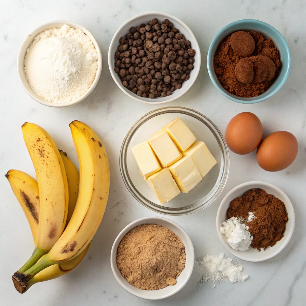 Banana Bread Brownies: The Ultimate Recipe for Fudgy, Moist Dessert 7 Banana bread brownies recipe ingredients